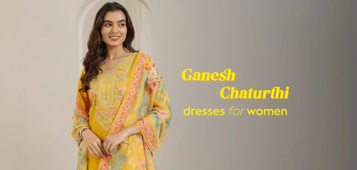 Graceful Ganesh Chaturthi Dresses for a Stylish Celebration