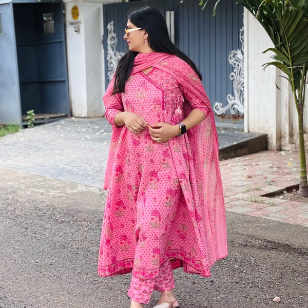 Pink Sawariyan Anarkali Suit