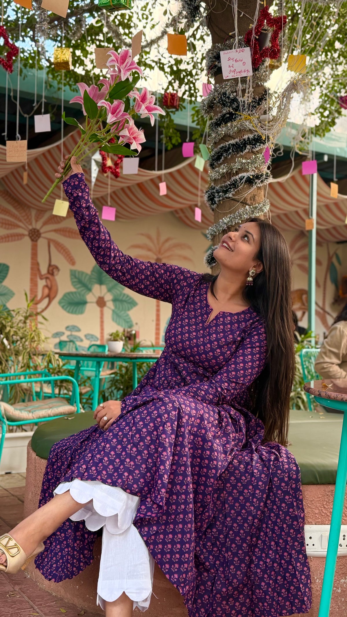 PURPLE PIPIN KURTI