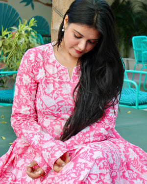 Pink Pipin Kurti