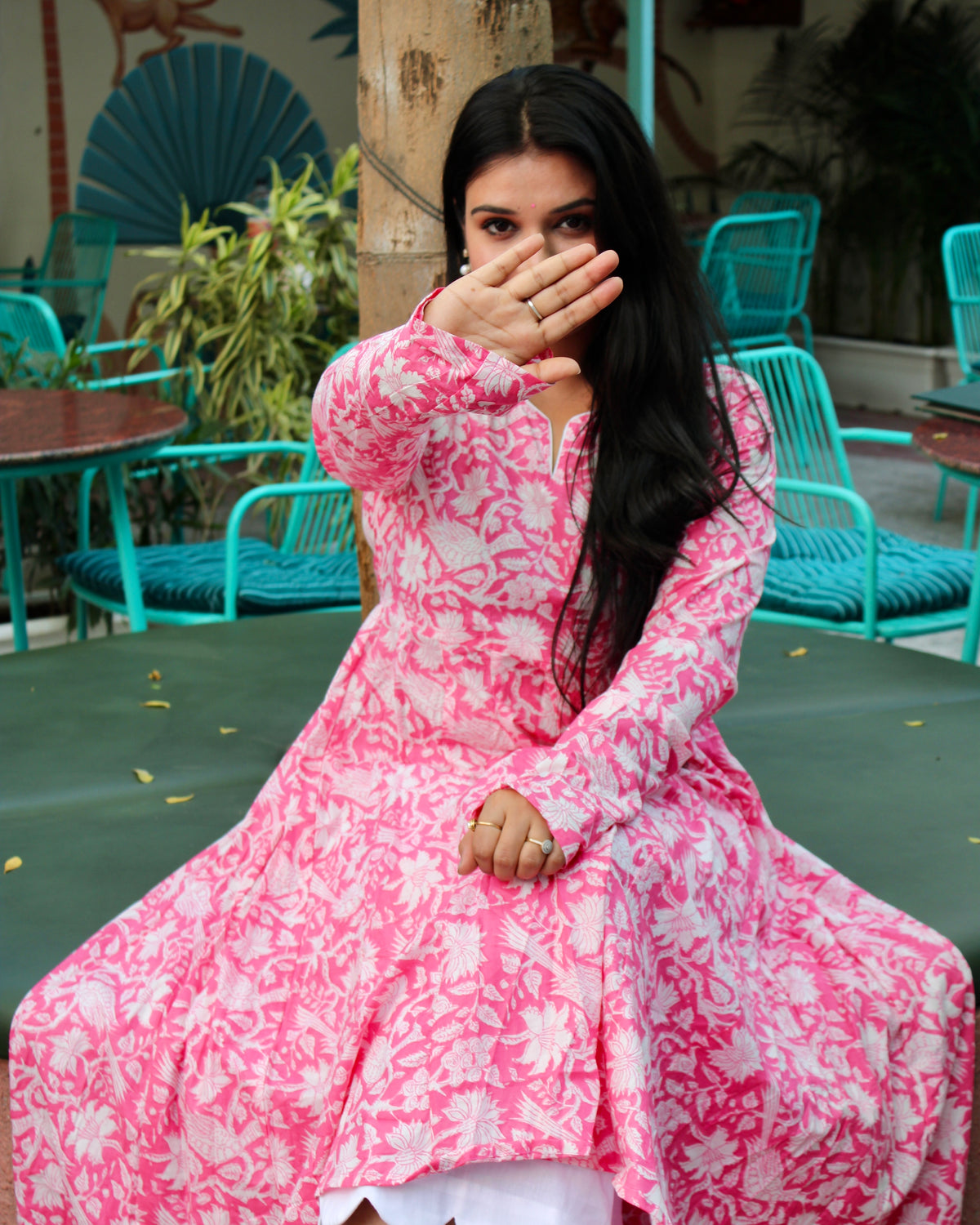 Pink Pipin Kurti
